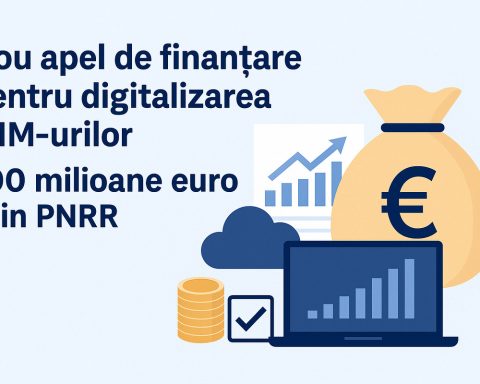 Nou apel de finanțare pentru digitalizarea IMM-urilor 100 milioane euro prin PNRR