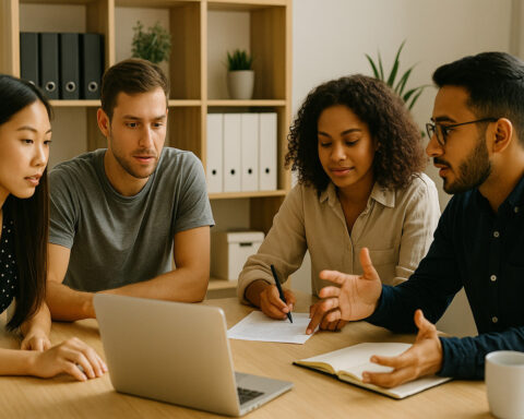 leadership autentic echipă eficientă colaborare echipe succes business intalnire BC